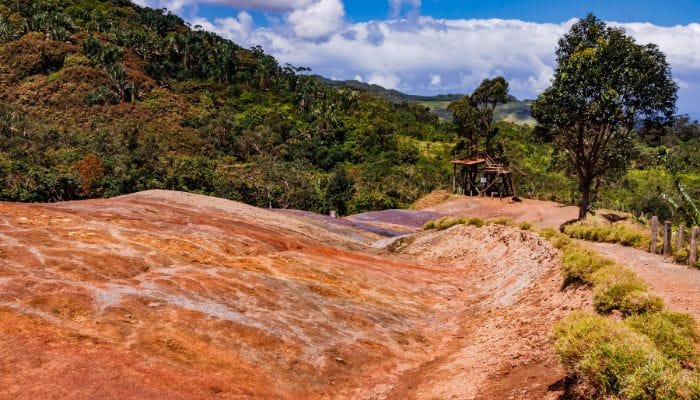 La Vallee Des Couleurs Nature Park in Mauritius, an exploration haven with colorful landscapes, diverse flora, and outdoor activities