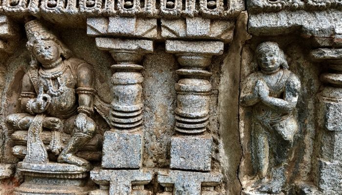 Kuber Bhandari Shiva Temple amidst lush greenery, dedicated to Lord Shiva, located 15 km from Vadodara.